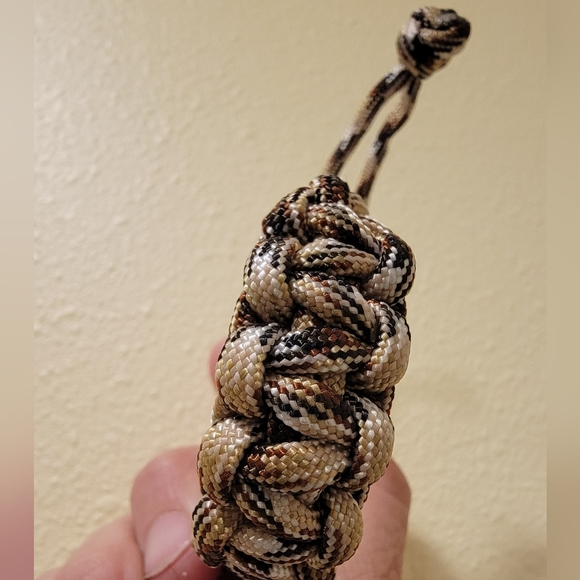 550 Paracord Handmade Bracelet Tan for Small Wrists - Mad Max Style - Picture 7 of 9